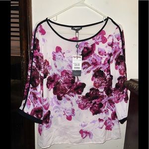Beautiful colored floral blouse chiffon
